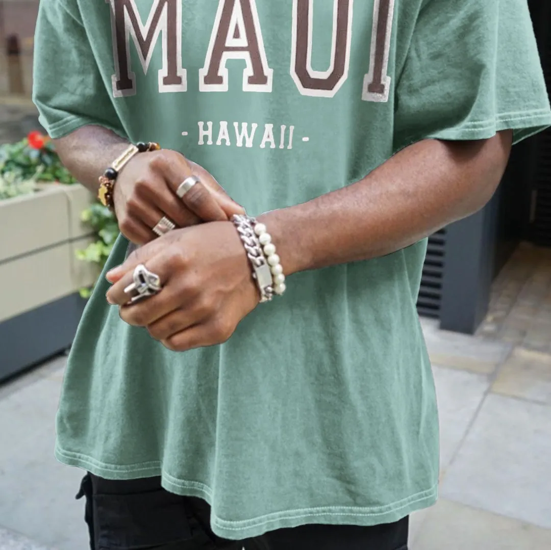 Retro Oversized MAUI  T-Shirt