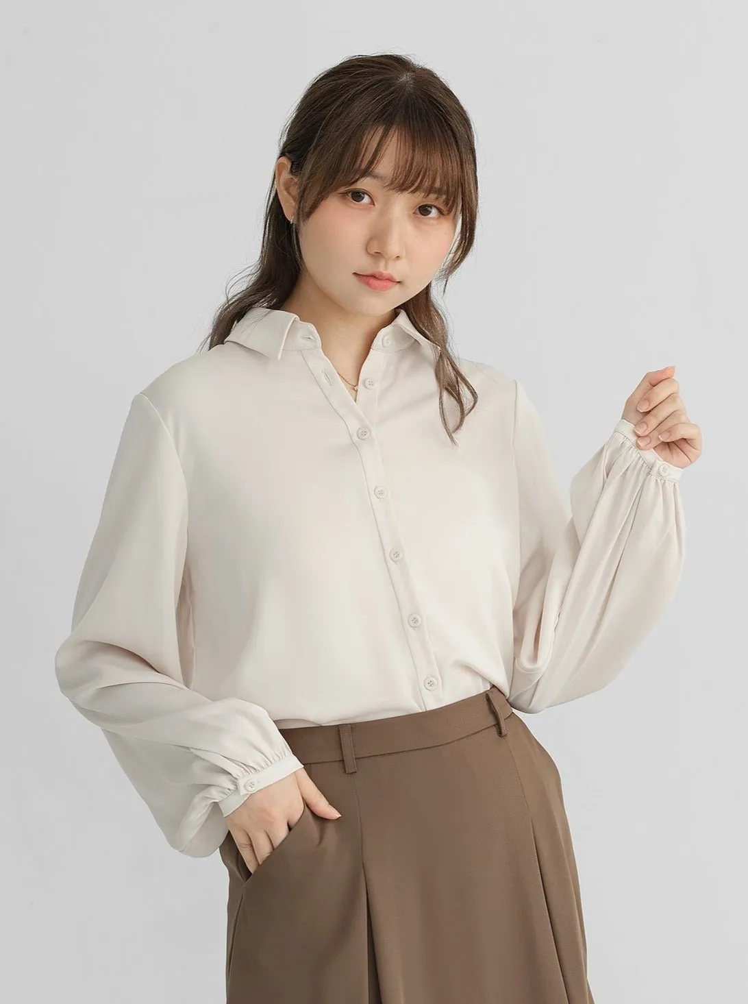 Santos Clean Satin Shirt