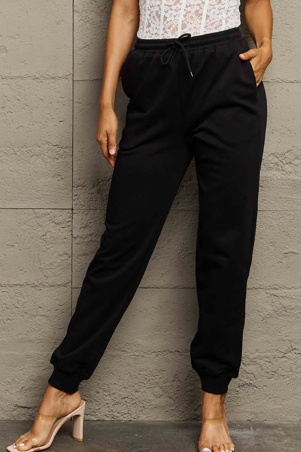 Simply Love Full Size Drawstring Sweatpants