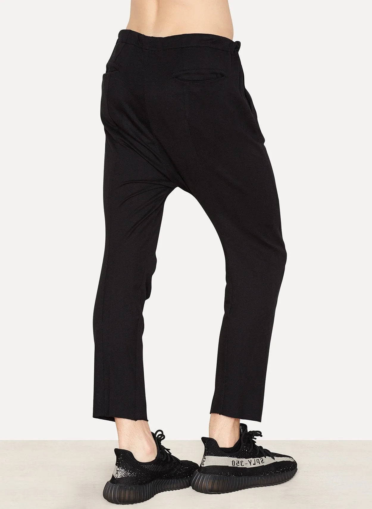 Slouchy Curve Cotton Linen Sweatpant