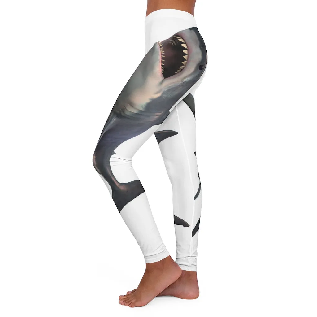 Spandex Leggings AL BLUE DESIGNED  LAND SHARK