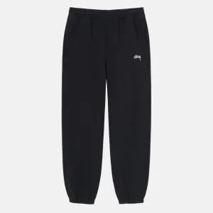 Stussy Stock Logo Sweatpants Washed Black