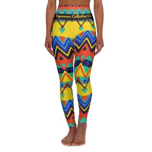 Supernova Waves-Stripe Leggings