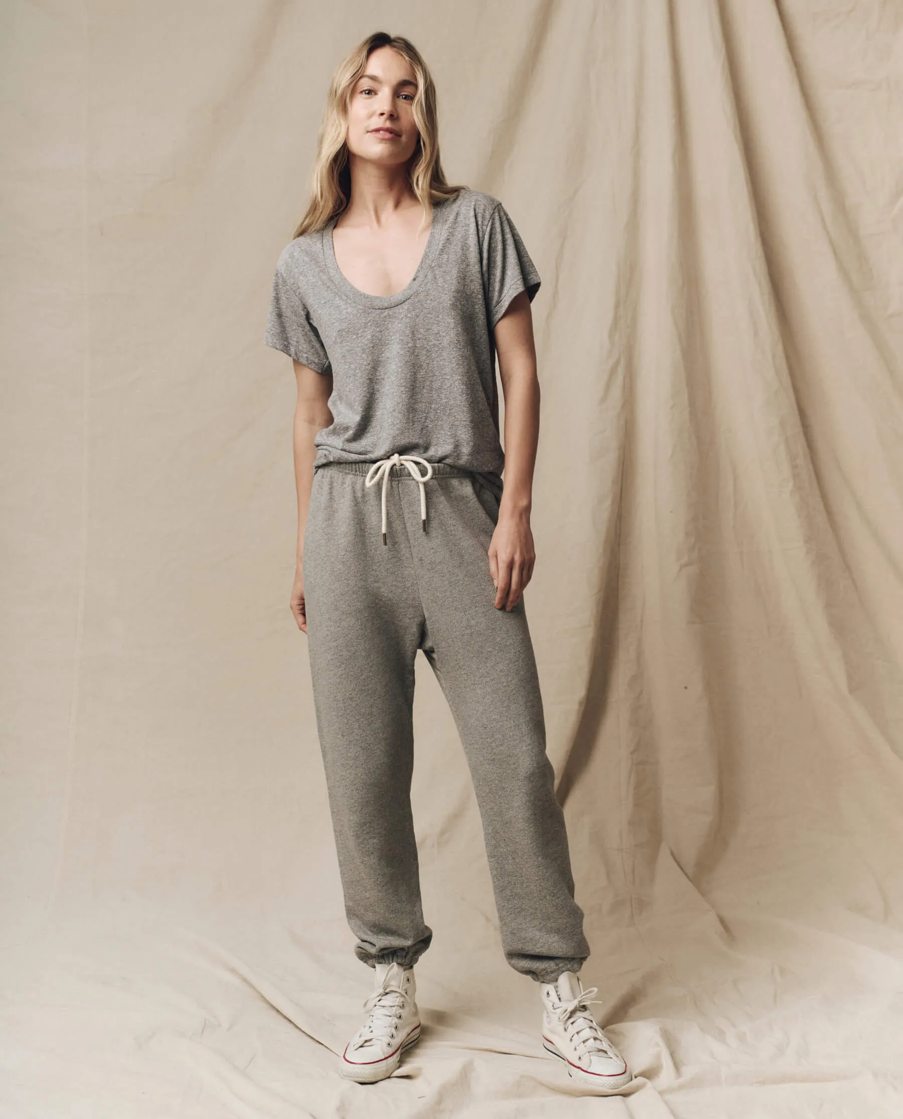 The Stadium Sweatpant. Solid -- Varsity Grey