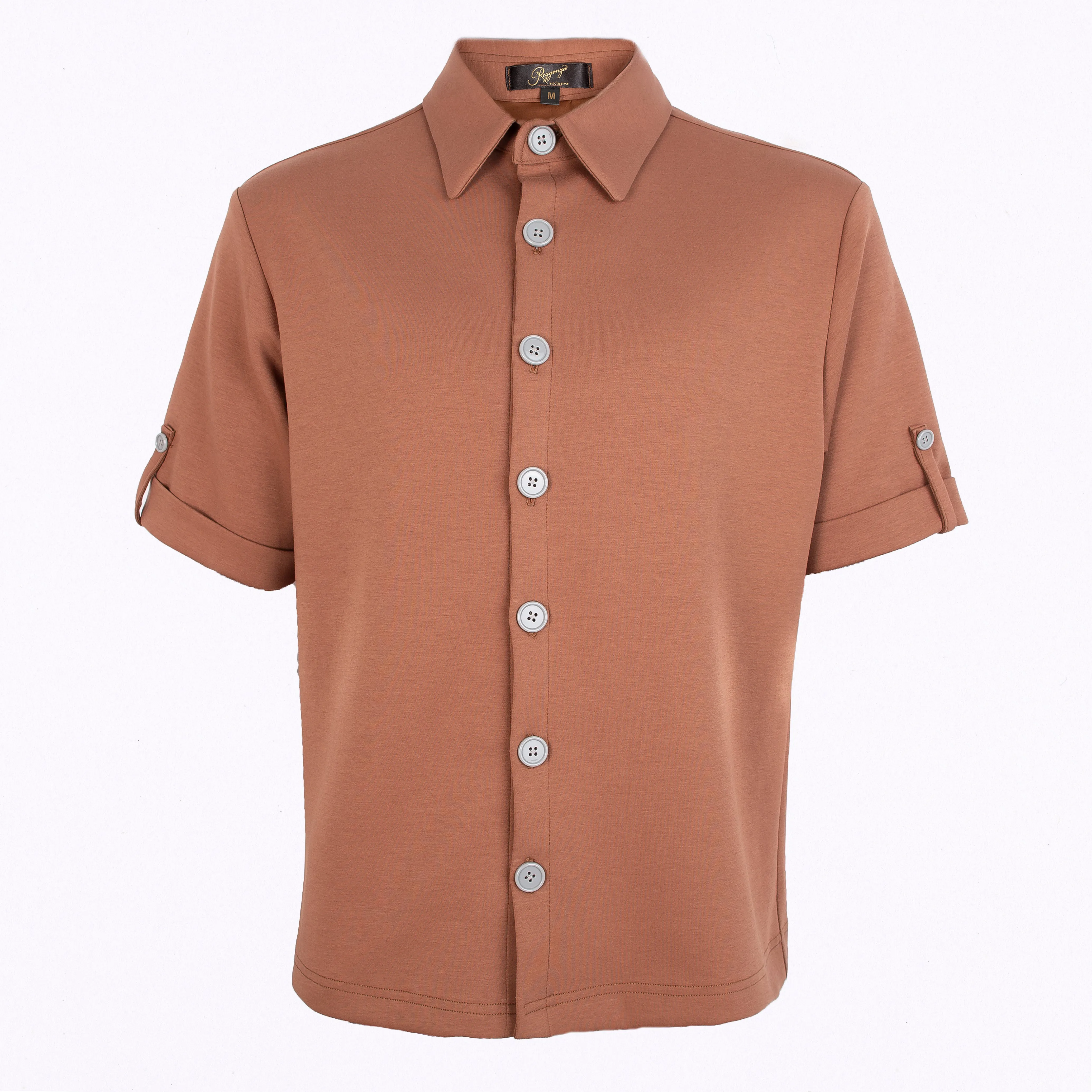 Tricot Cotton Short-Sleeve Shirt