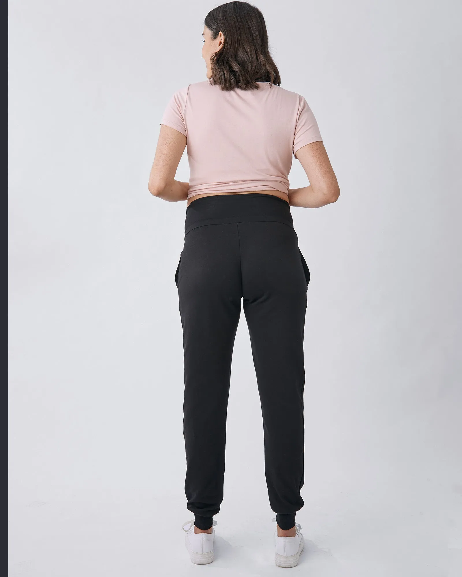 Ultimate Comfort Maternity Sweatpants in Black