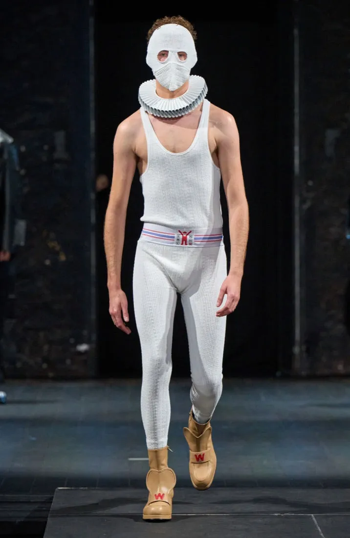 WALTER VAN BEIRENDONCK Jock Leggings White SS23