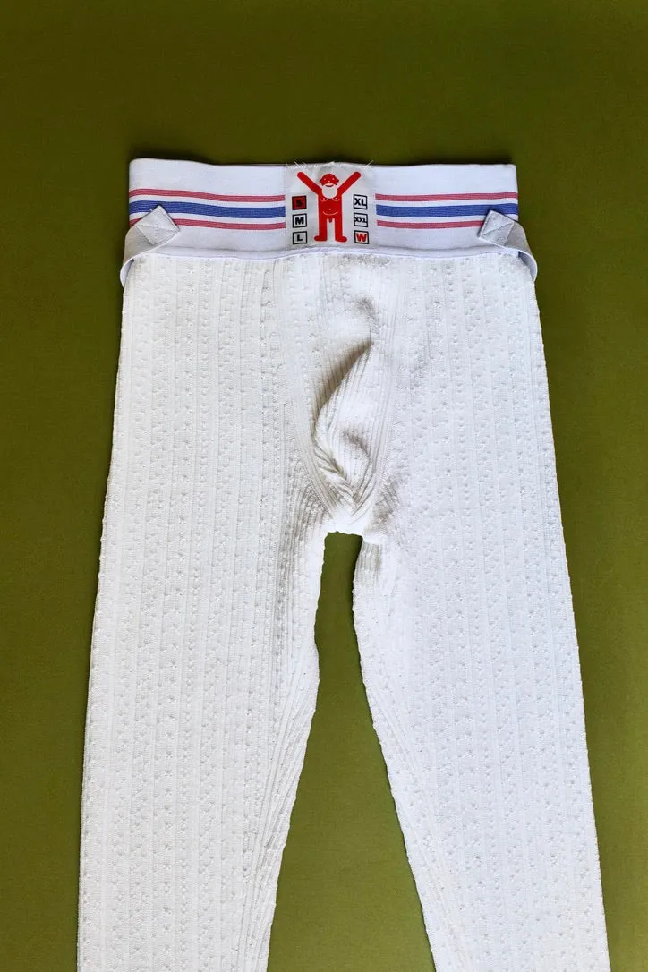 WALTER VAN BEIRENDONCK Jock Leggings White SS23