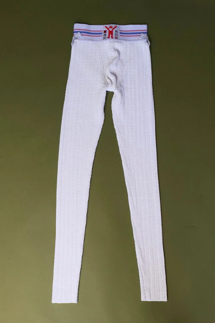 WALTER VAN BEIRENDONCK Jock Leggings White SS23