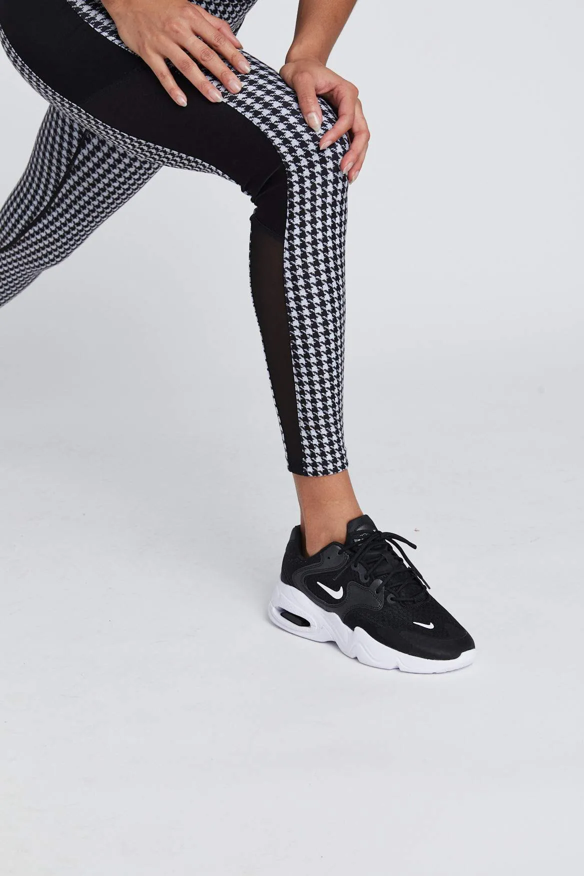 Wear It To Heart Nala Legging - Black/White Houndstooth