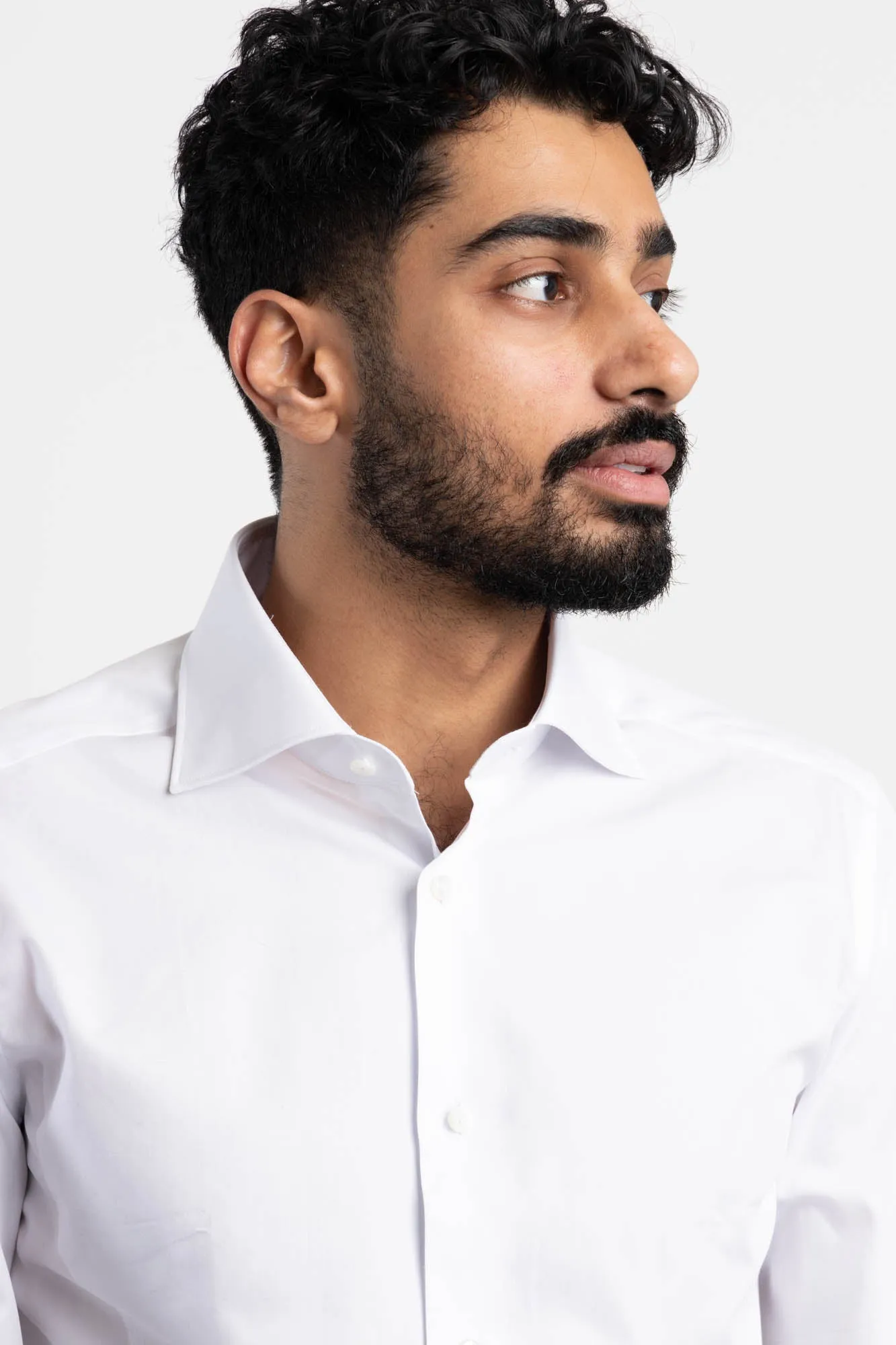 White Dress Shirt with French Cuffs