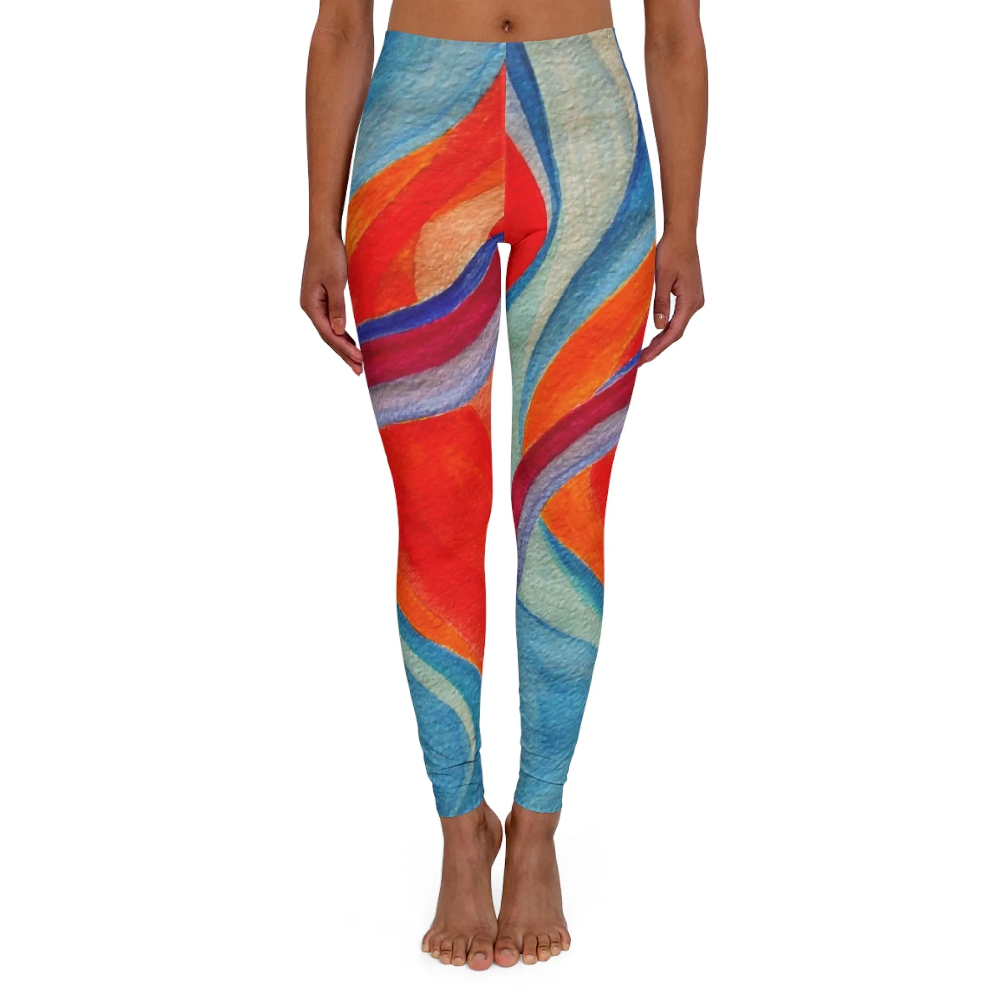 Women's Casual Spandex Leggings (AOP)