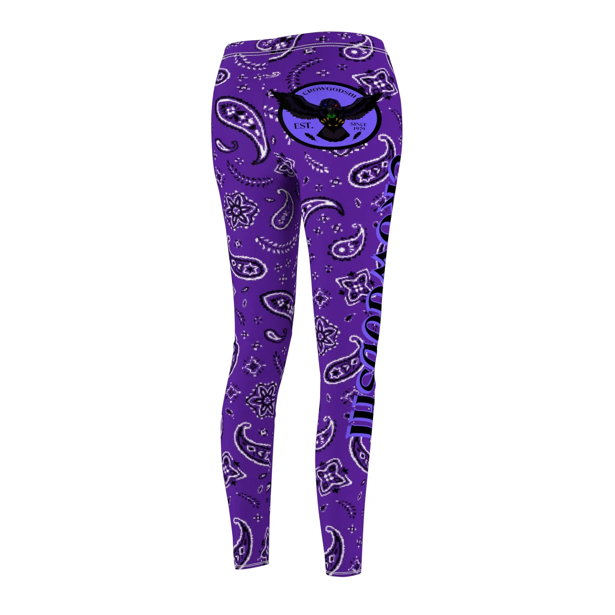 Women's Crowgodshi Purple Colors Leggings