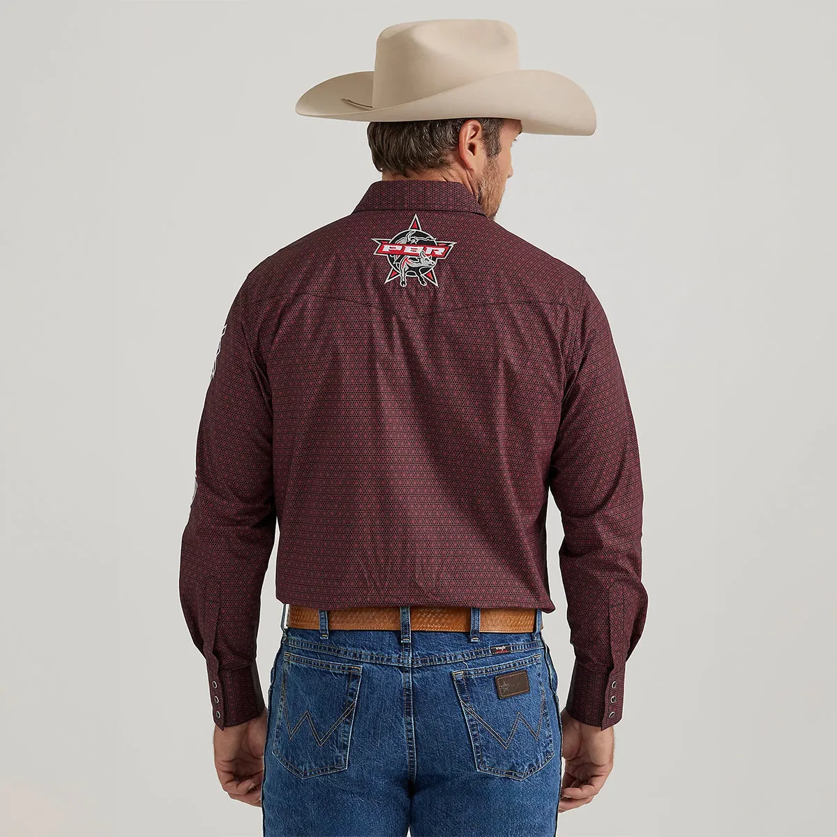 Wrangler Logo Pearl Snap Shirts